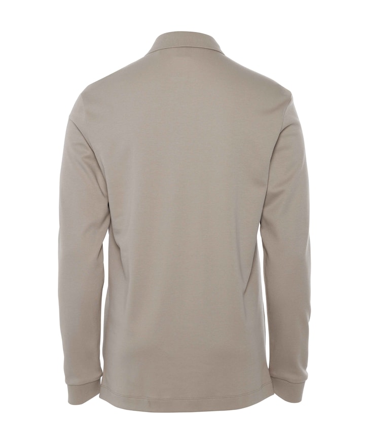 Heren polo beige