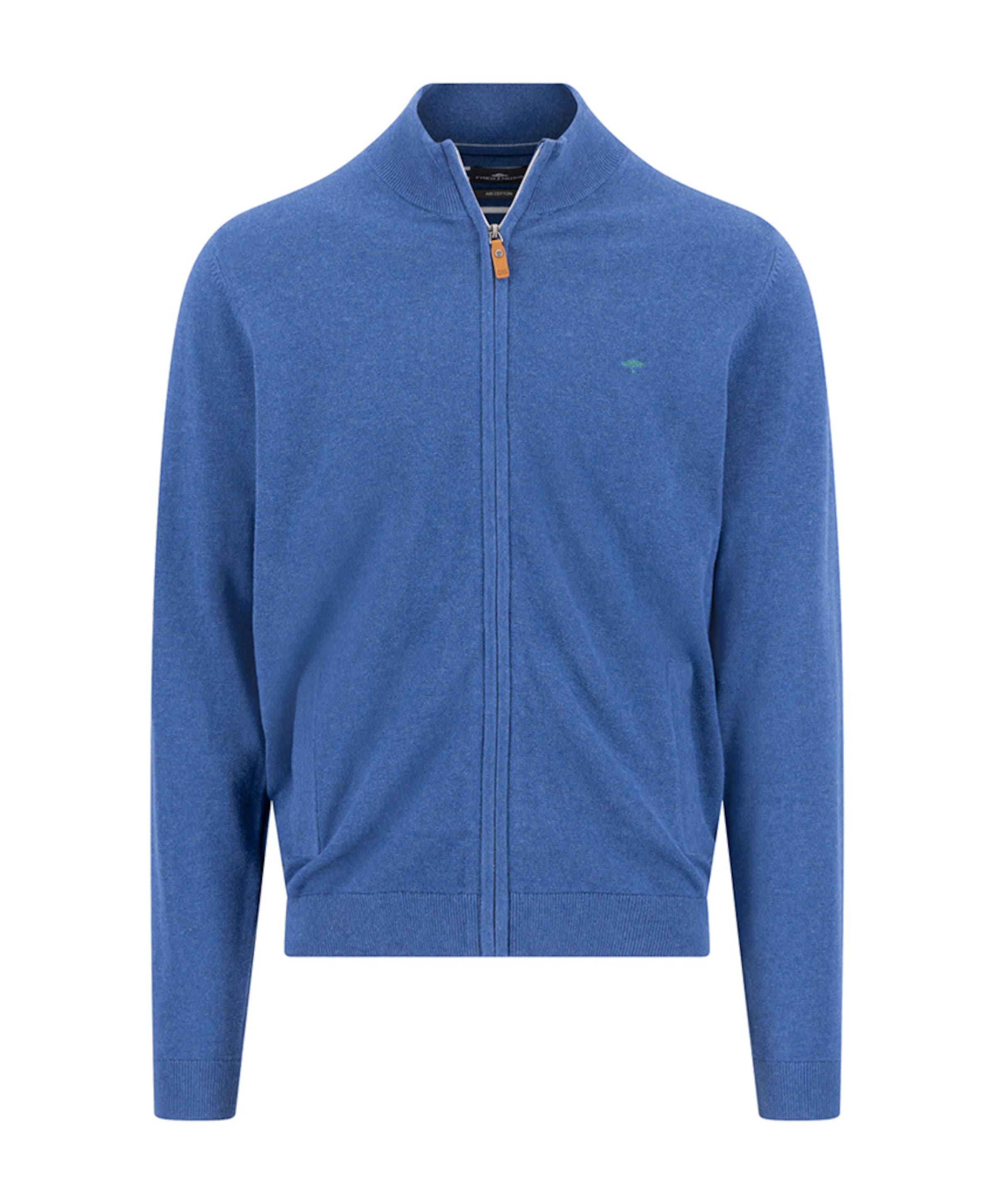 Heren vest blauw