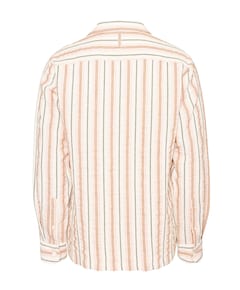 Heren overhemd lange mouw beige