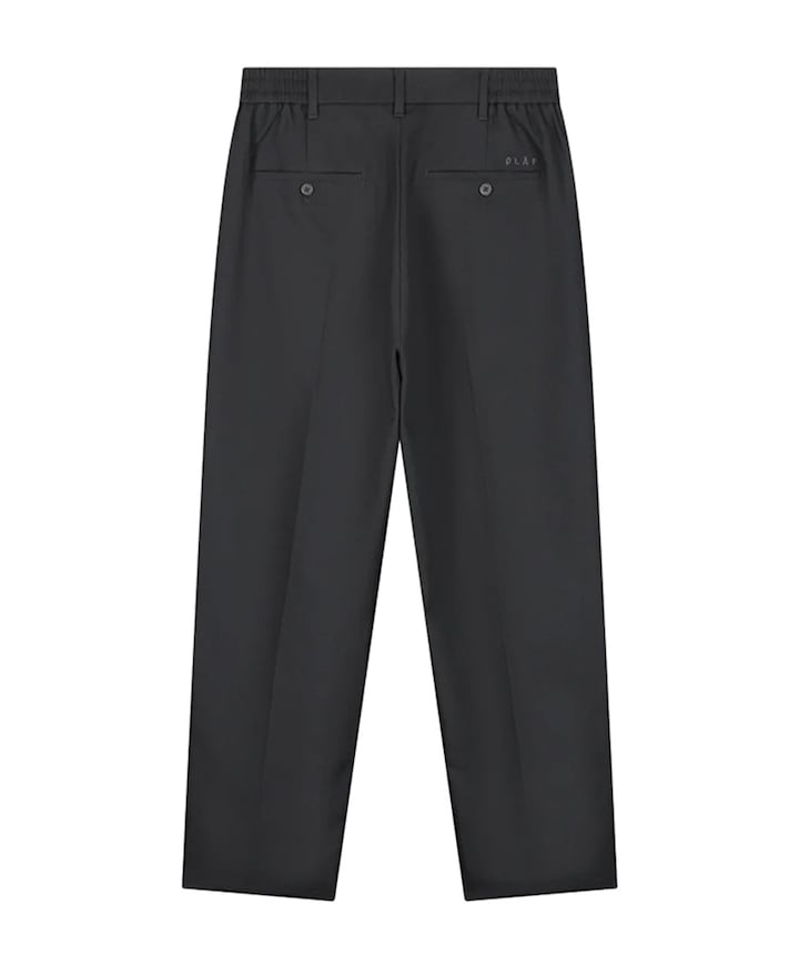 OLAF Regular Twill Pleated Chino's heren broek zwart
