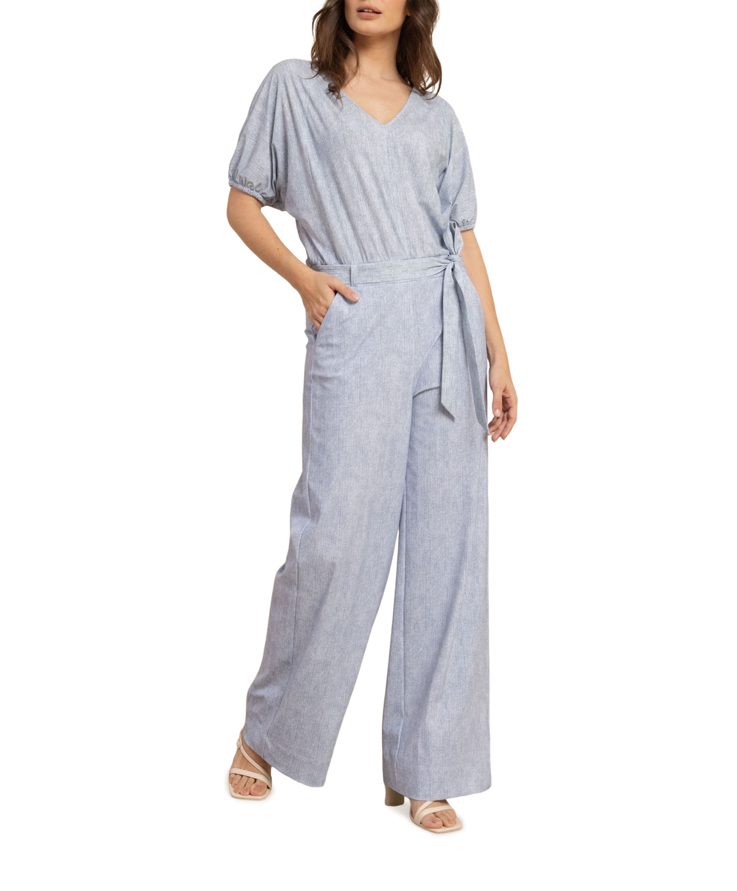 Loet denim dames jumpsuit blauw