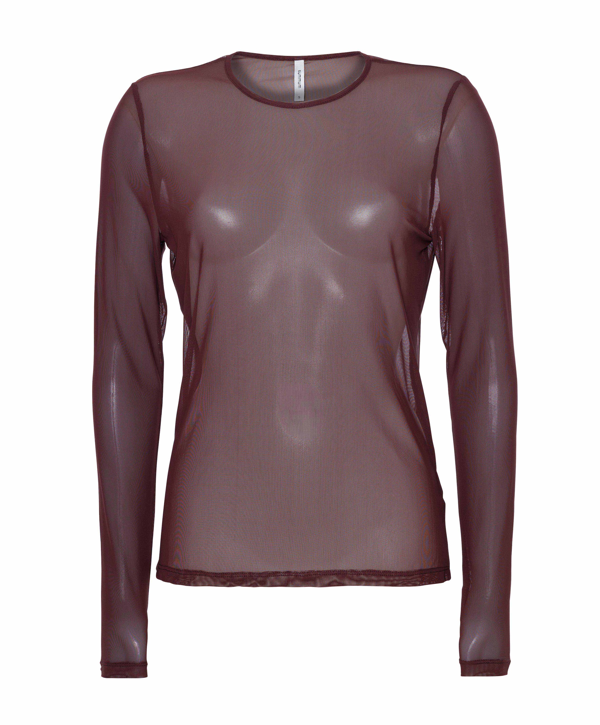 Dames longsleeve bordeaux