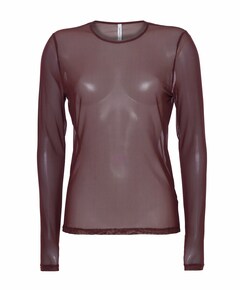 Dames longsleeve bordeaux
