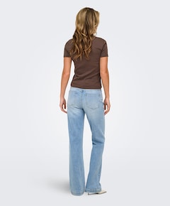 Dames T-shirt bruin