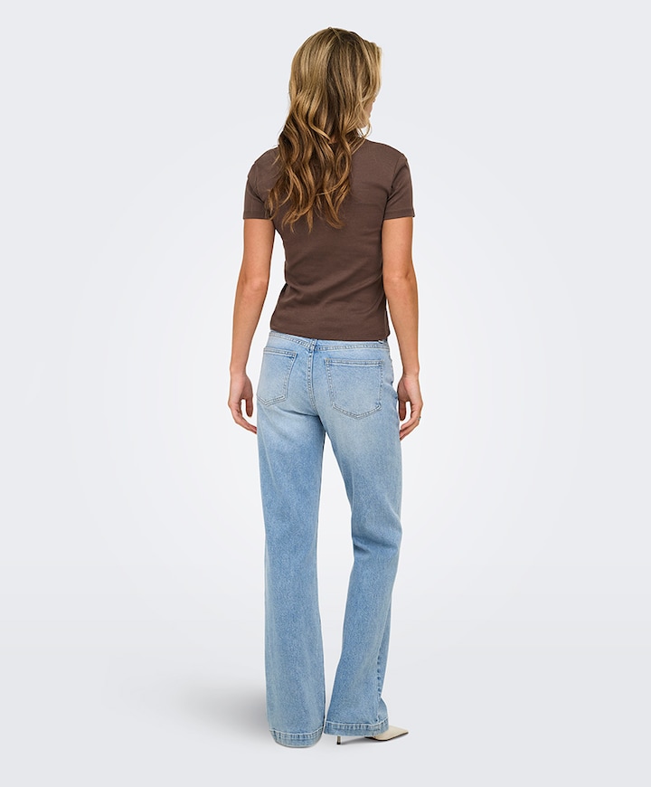 Dames T-shirt bruin