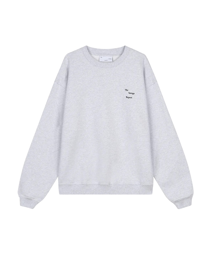 Heren sweater grijs