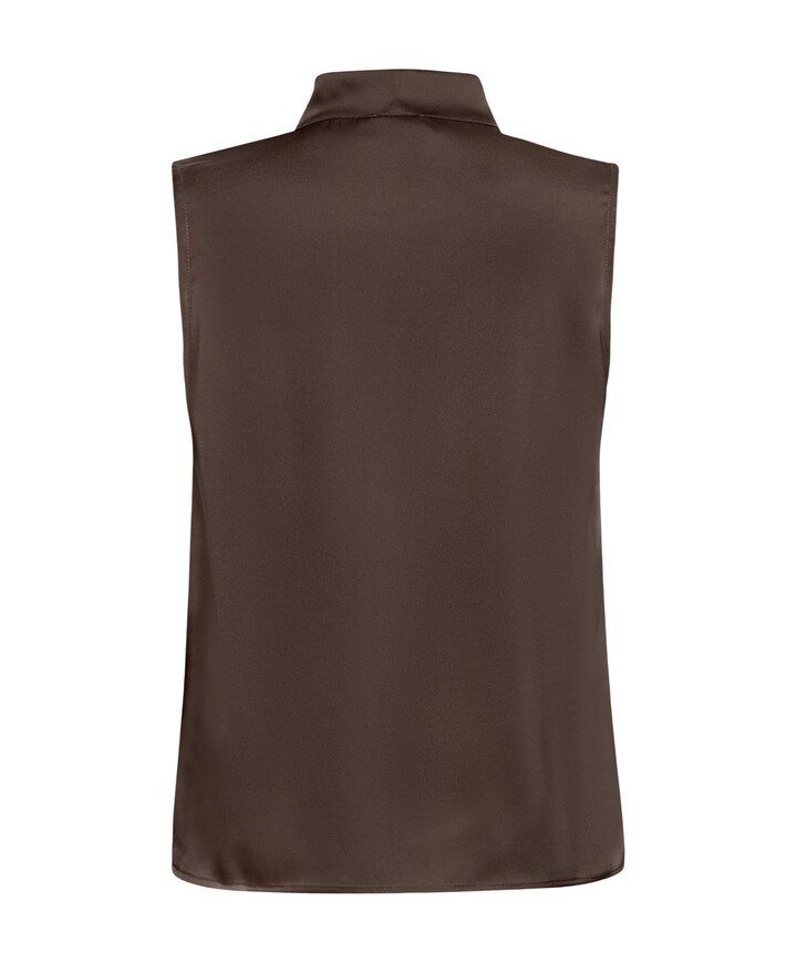 Dames top bruin