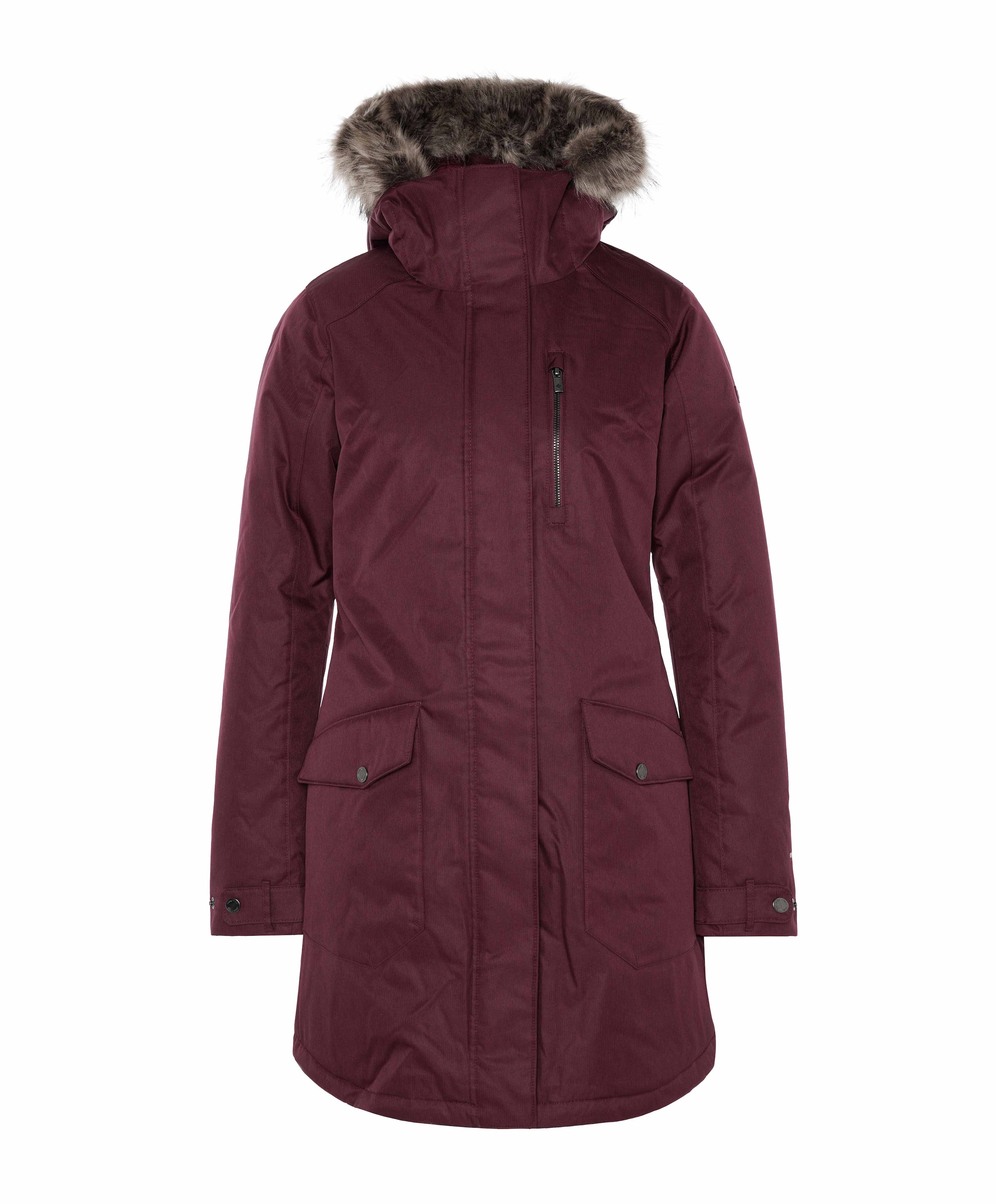 Dames jas bordeaux