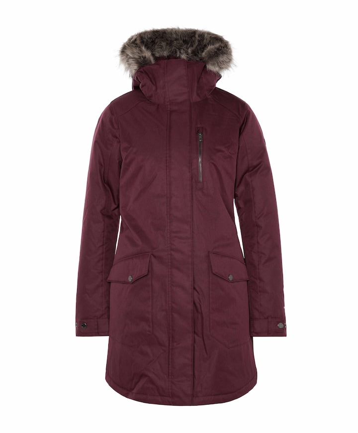 Dames jas bordeaux