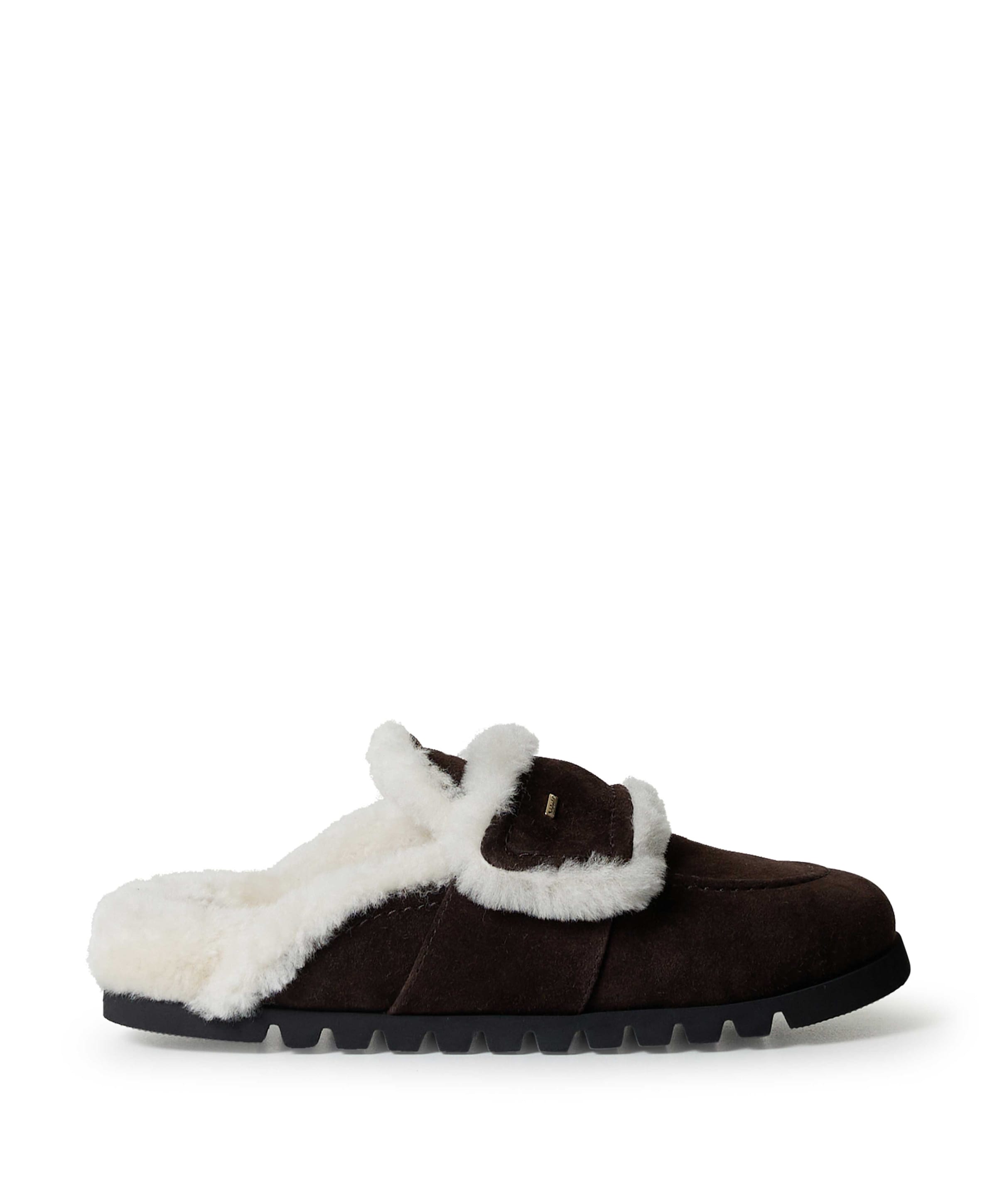 Teddy Furry II (L) dames clogs bruin