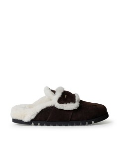 Teddy Furry II (L) dames clogs bruin