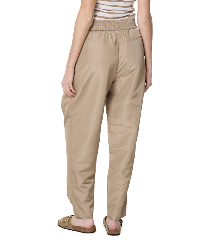 TriceCC Pleat LL Pant dames broek beige