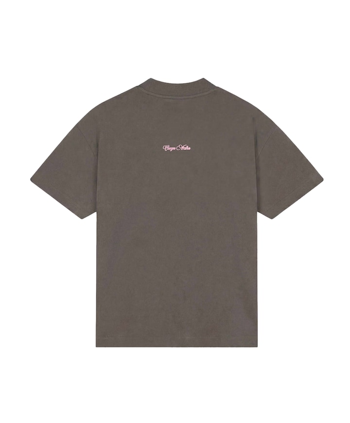 Heren T-shirt bruin