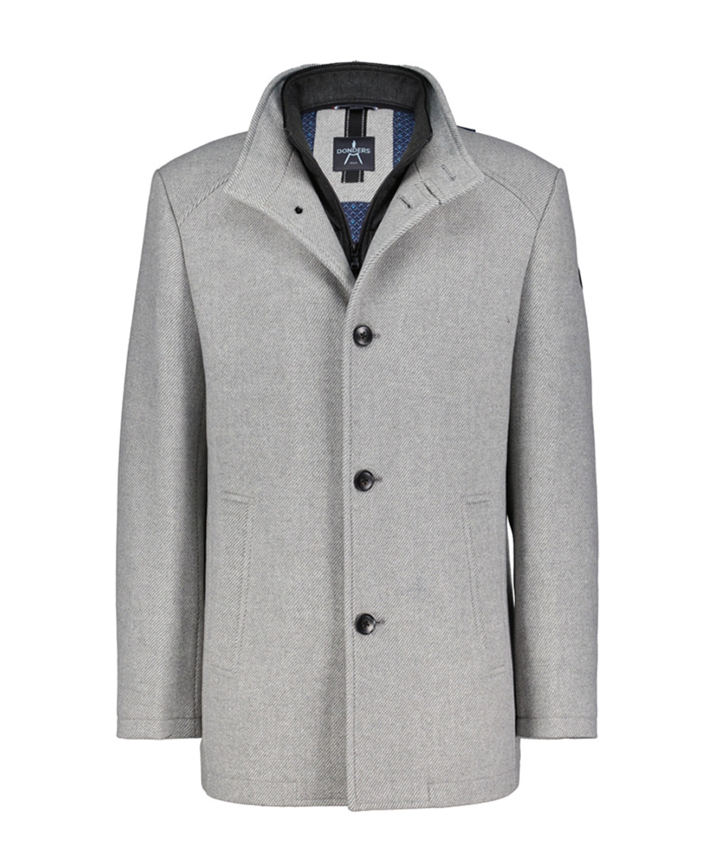 Heren jas grijs