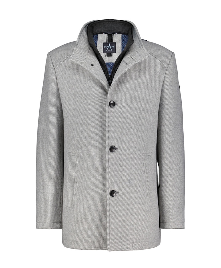 Heren jas grijs
