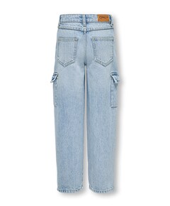 KOGHARMONY WIDE CARGO CARROT AZG NO meisjes jeans blauw