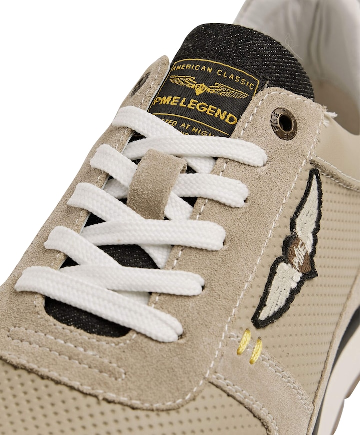 Low sneaker Aircobra heren sneakers beige