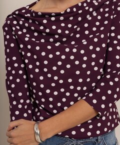 Dames longsleeve paars
