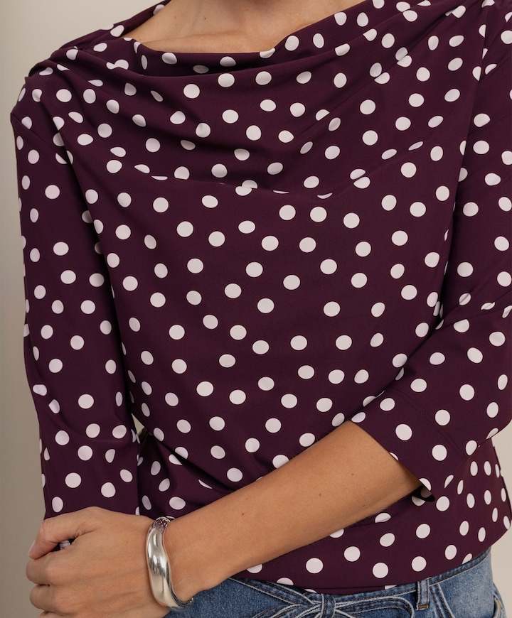 Dames longsleeve paars