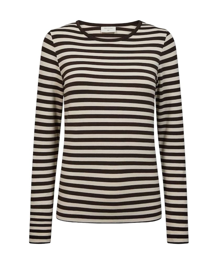Dames longsleeve beige