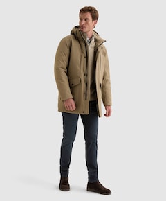 Heren jas beige