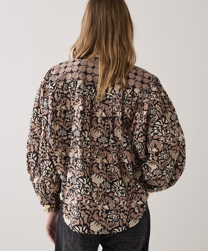 Dames blouse zwart