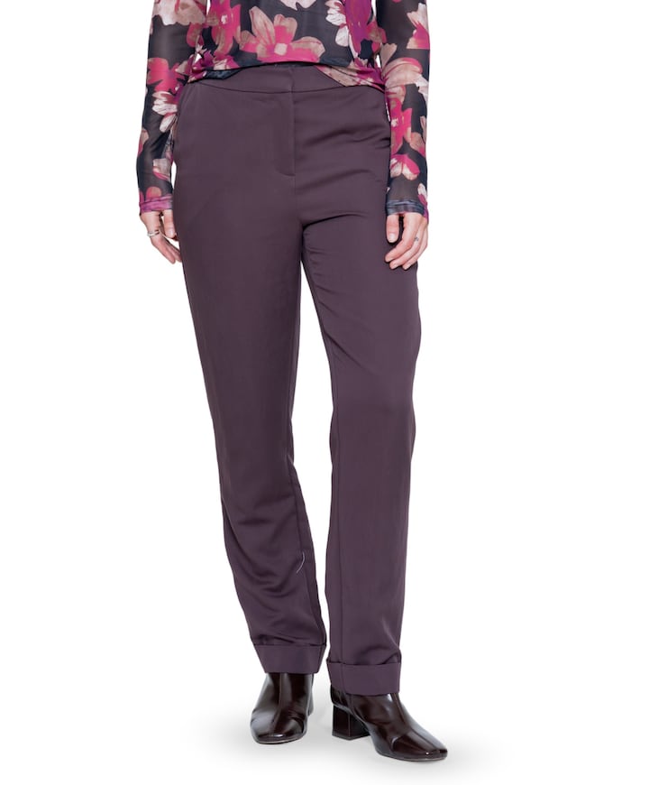 Jog dames broek paars