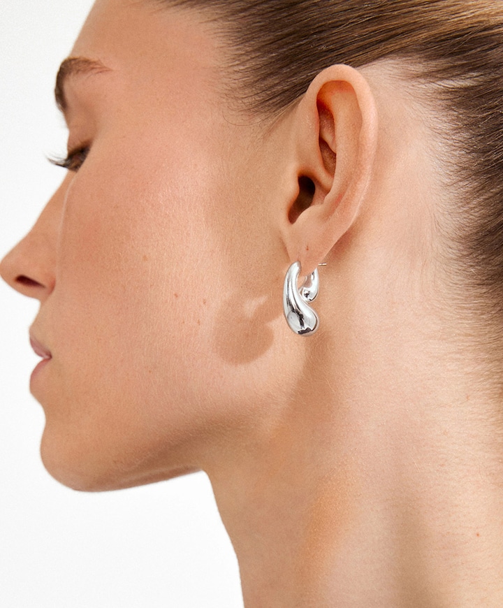 Dames oorbellen zilver