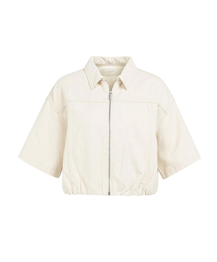 Dames spijkerjas  ecru