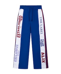 LOGO TAPE dames broek blauw