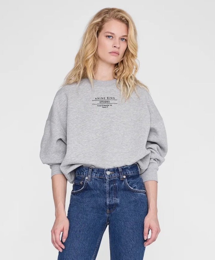 Dames sweater grijs