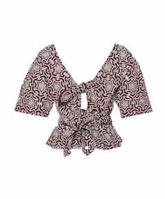 Dames blouse bordeaux