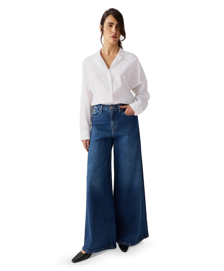 Marlene 8060 Mars Darkstone dames jeans blauw