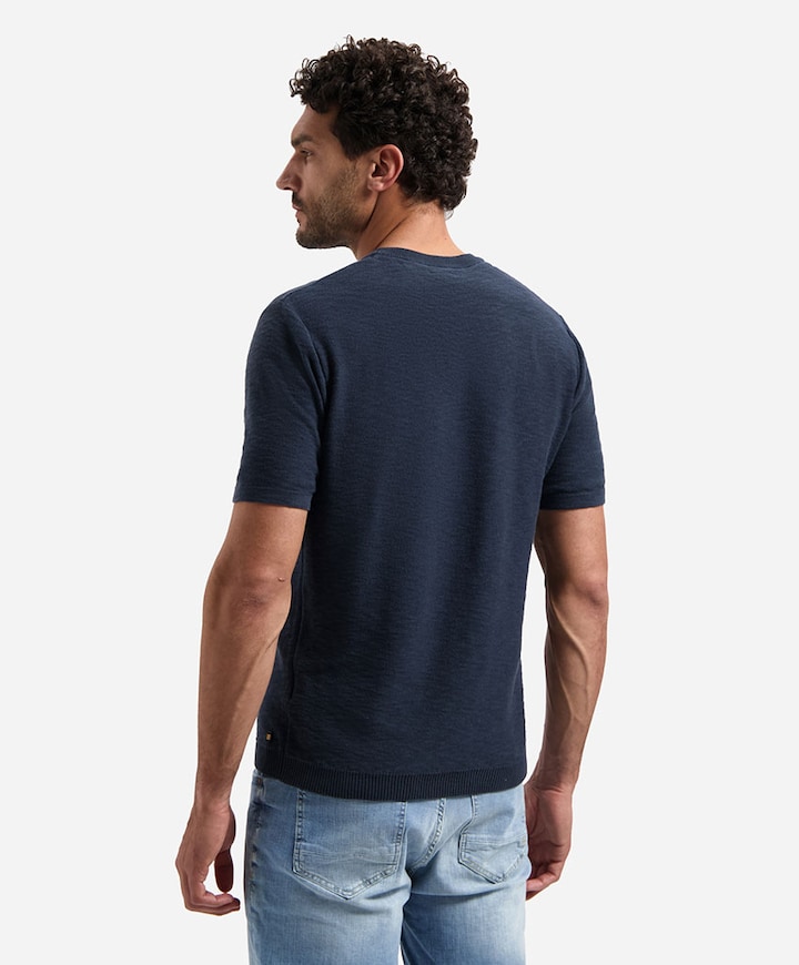 Heren T-shirt blauw