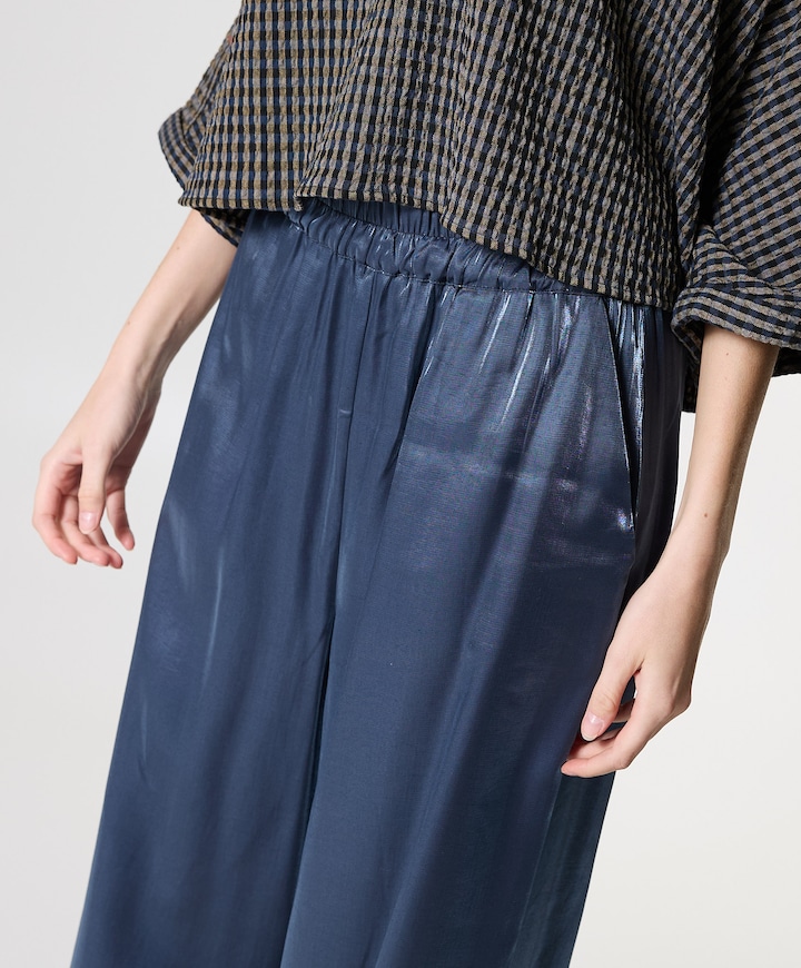 Doorty Shiny broek blauw