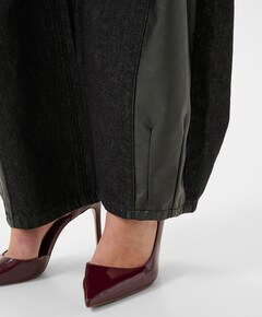 GZjunia HW barrel jeans zwart