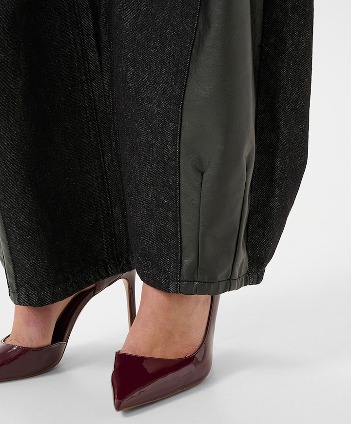 GZjunia HW barrel jeans zwart