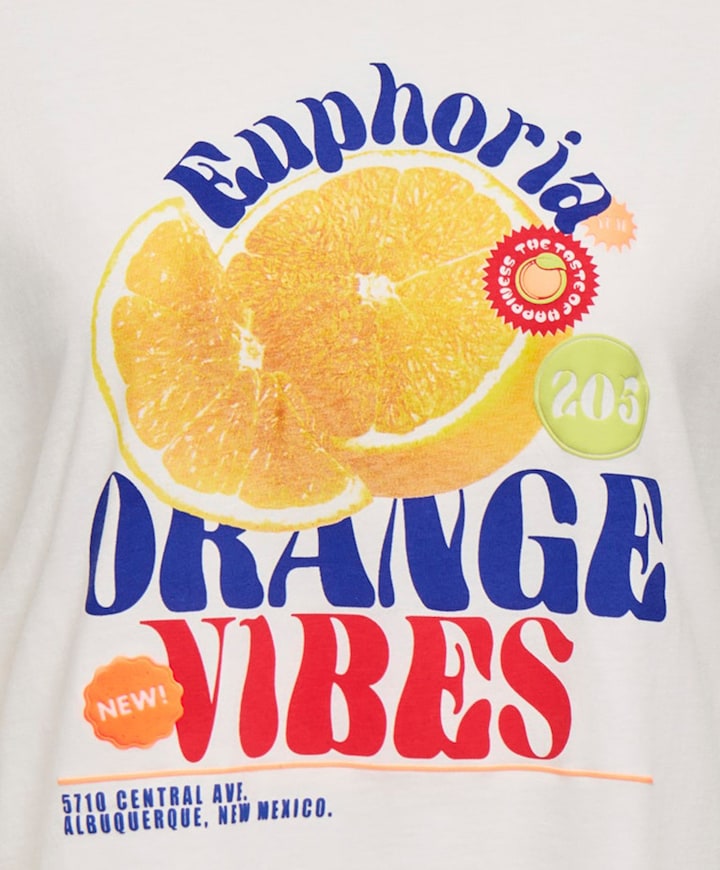 Meisjes T-shirt ecru