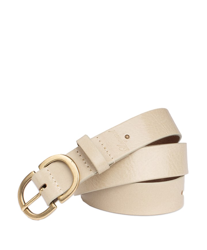 Dames riem beige