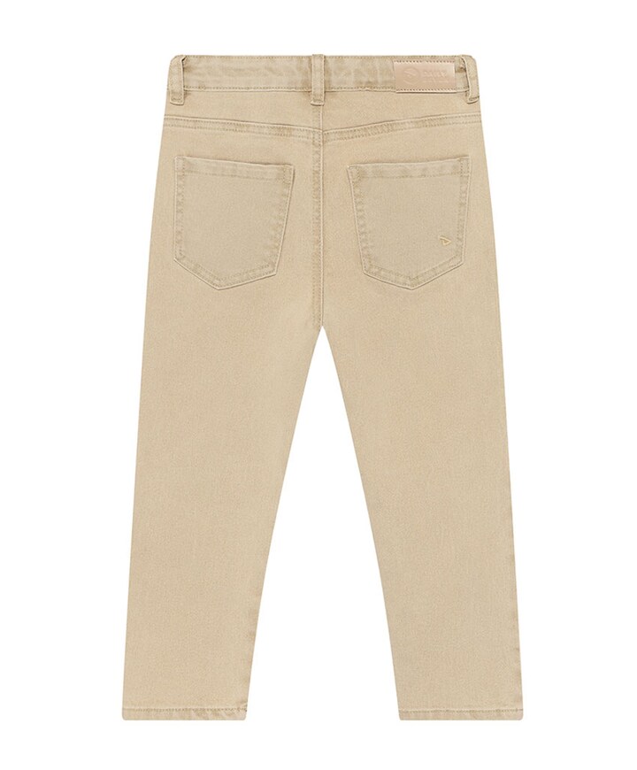 Relaxed Fit Washed jongens broek beige