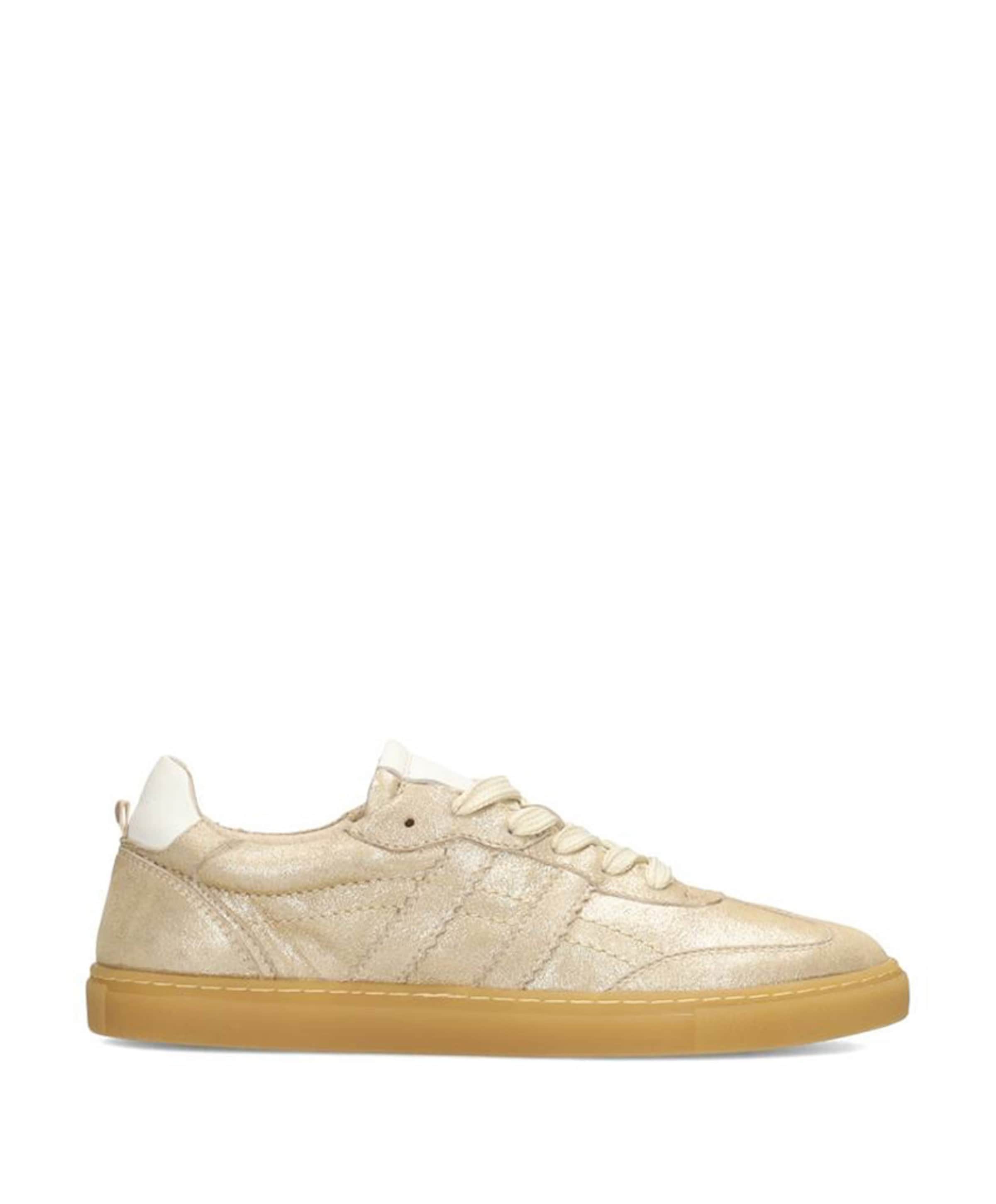 Silk dames sneakers goud