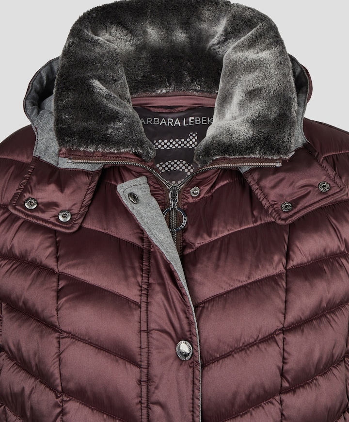 Dames jas bordeaux