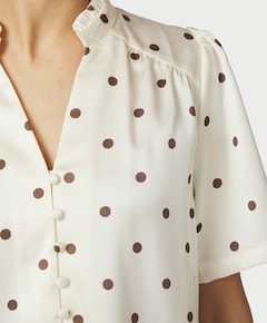 Dames top ecru