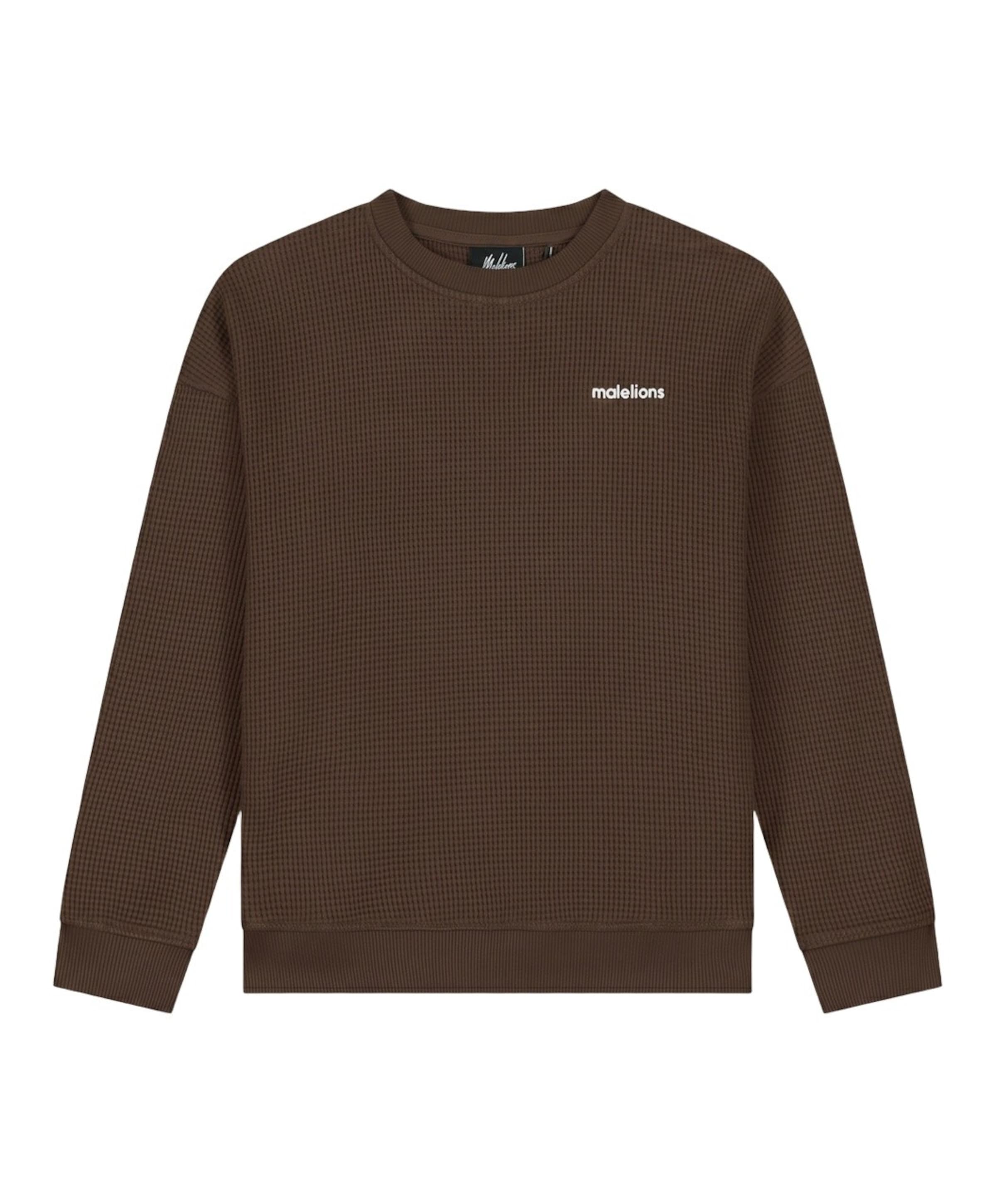 Jongens sweater bruin