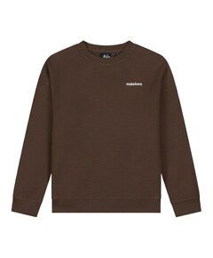 Jongens sweater bruin