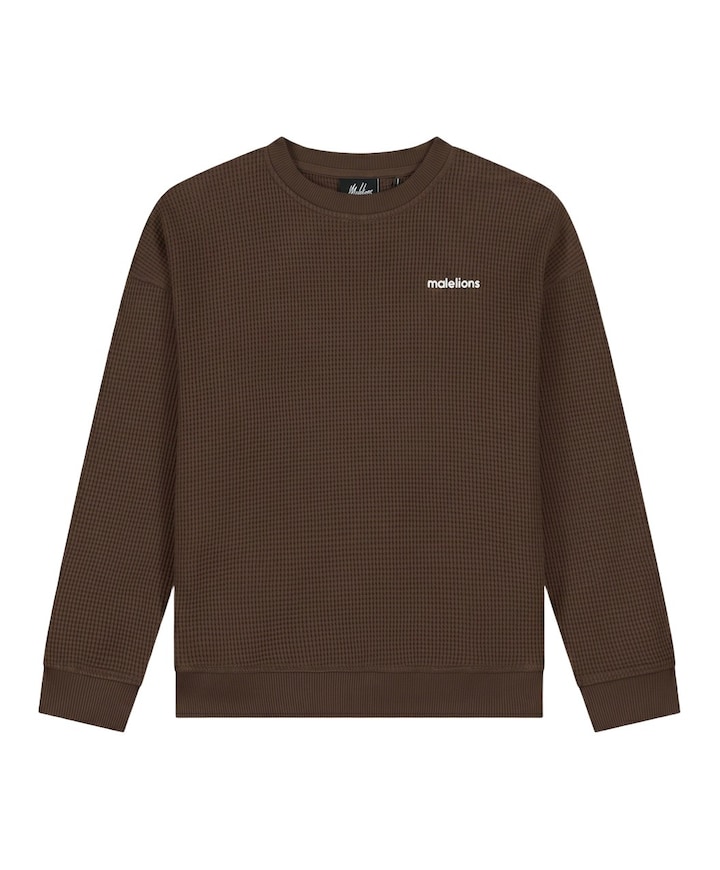 Jongens sweater bruin