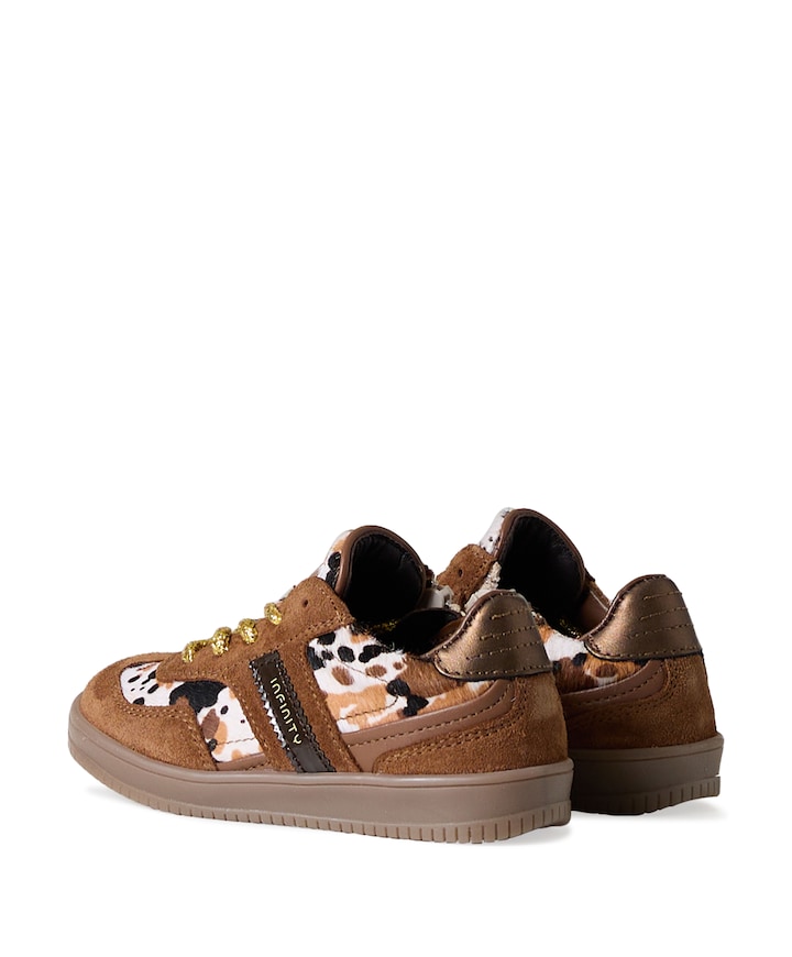 meisjes sneakers bruin