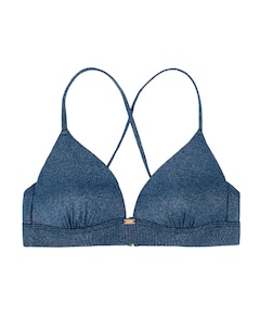 Dames bikinitop blauw