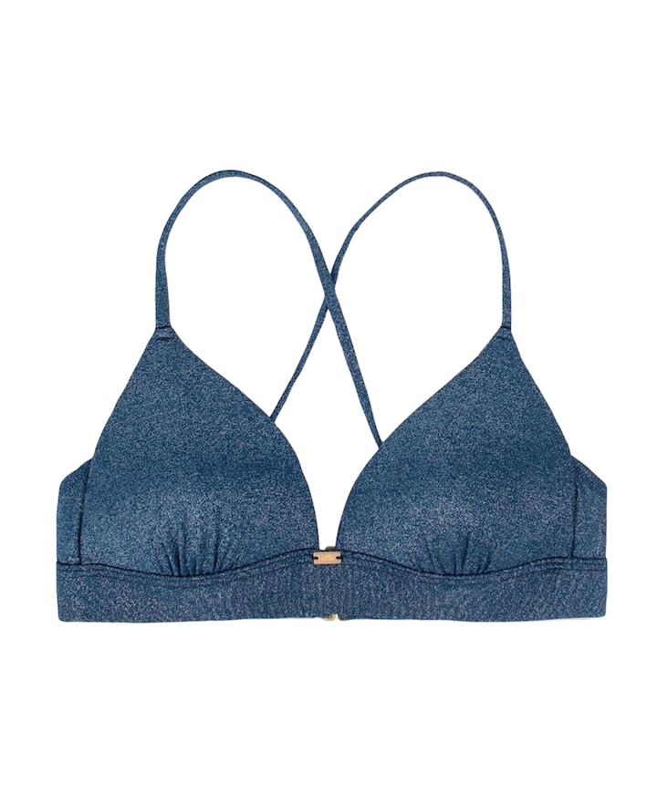 Dames bikinitop blauw