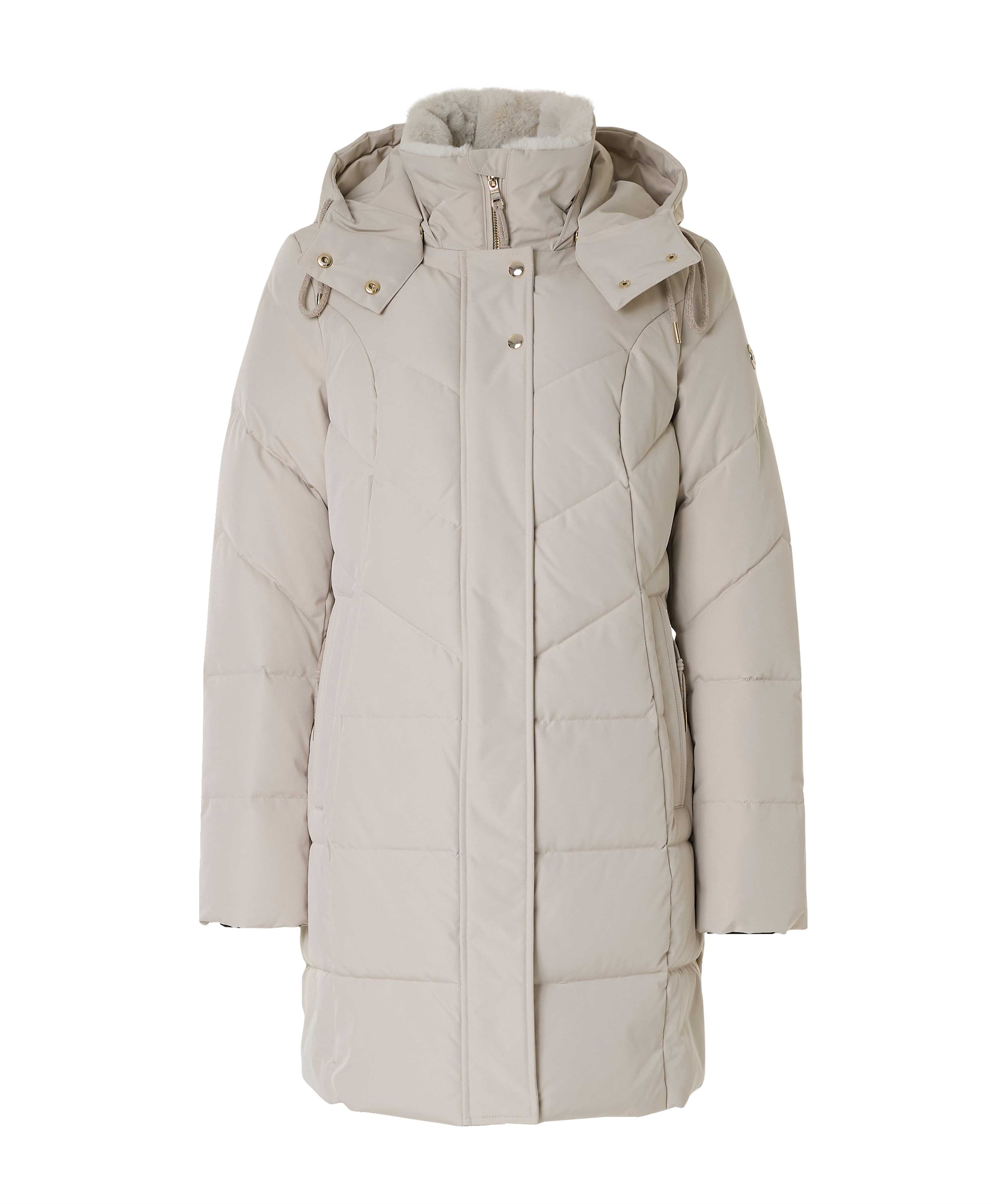 Dames jas beige